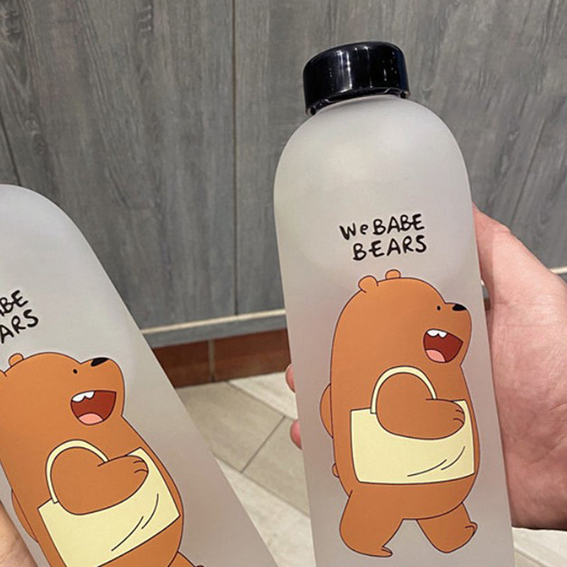 1000ML Water Bottles Cute Panda Bear Water Bottle