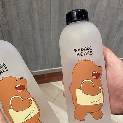 1000ML Water Bottles Cute Panda Bear Water Bottle