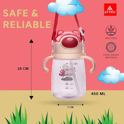 450ml Attro Jolly Cute Toddlers Water Bottle